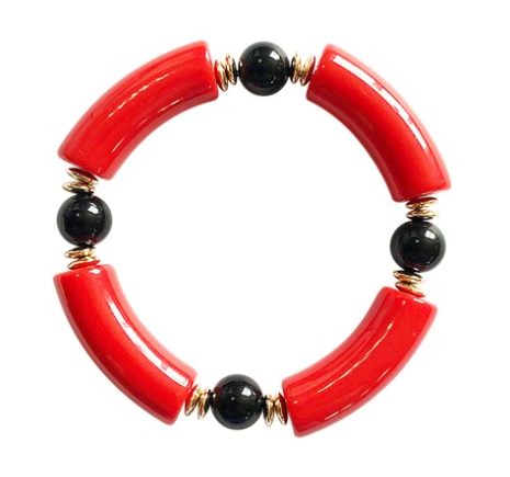 Viv & Lou Red & Black Game Day Bracelet