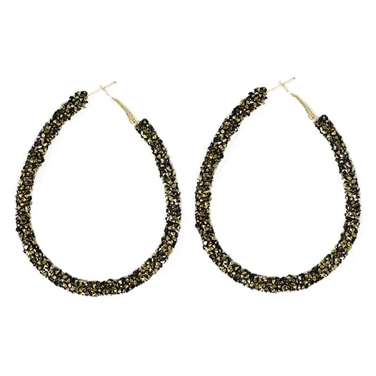 Viv & Lou Black & Gold Demi Earrings