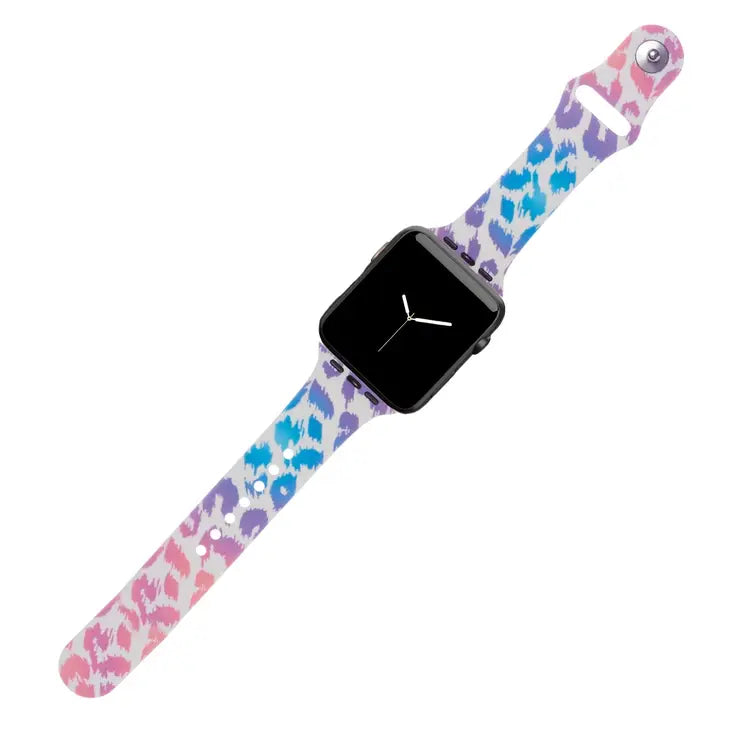 Viv & Lou Rainbow Leopard Watch Band