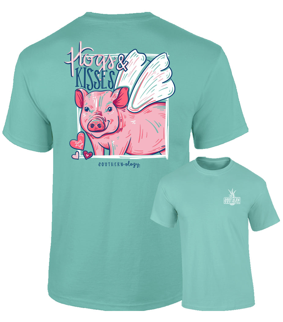 Southernology Hogs And Kisses T-Shirt