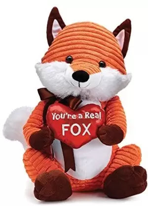 Orange Fox With Red Heart Fox