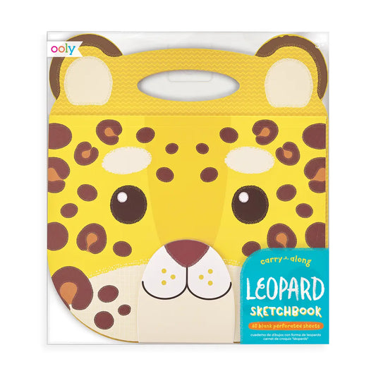 Ooly Animal Carry Along Sketchbook - Leopard