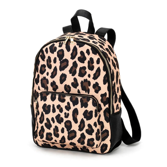 Viv & Lou Leopard Lauren Backpack