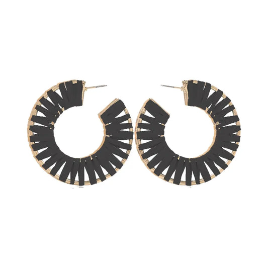 Viv & Lou Black Georgia Earrings