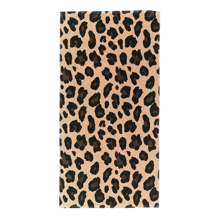 Viv & Lou Wild Side Leopard Beach Towel