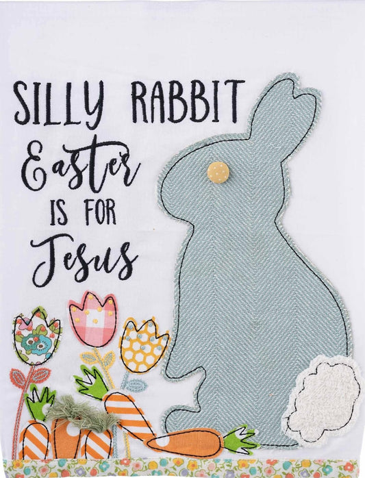 Glory Haus Silly Rabbit Carrot Patch Tea Towel