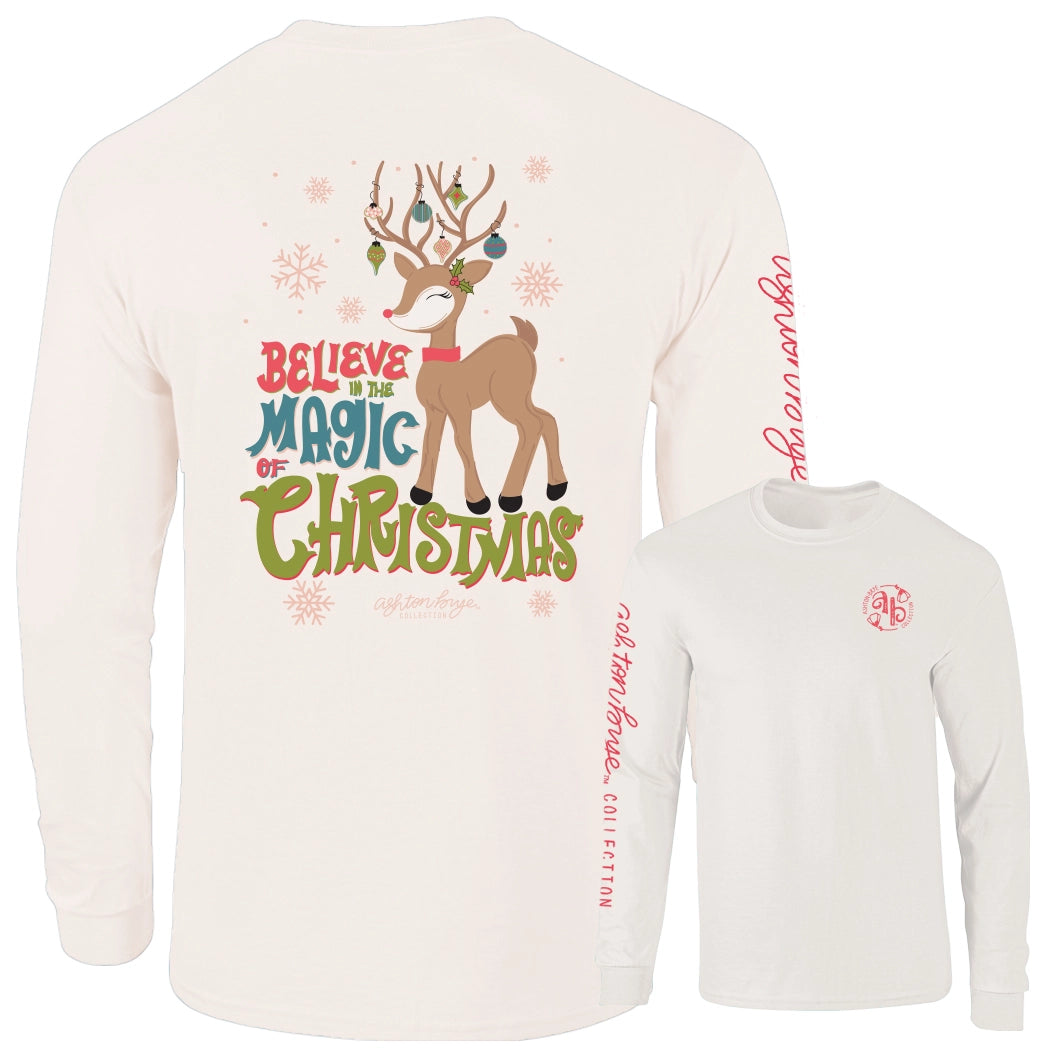 Southernology Ashton Brye Magic of Christmas Reindeer Long Sleeve