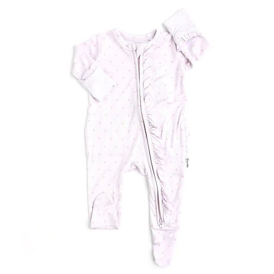 Naomi Dot Ruffle Zip