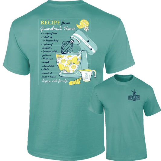 Southernology Recipe From Grandma's Heart T-Shirt