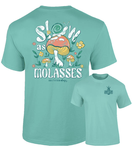 Southernology Snail Slow as Molasses T-shirt