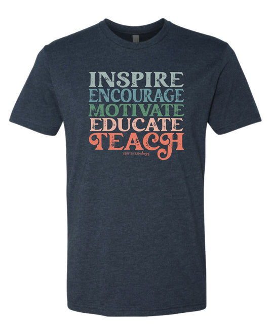 Southernology Teachers Inspire Statement Tee