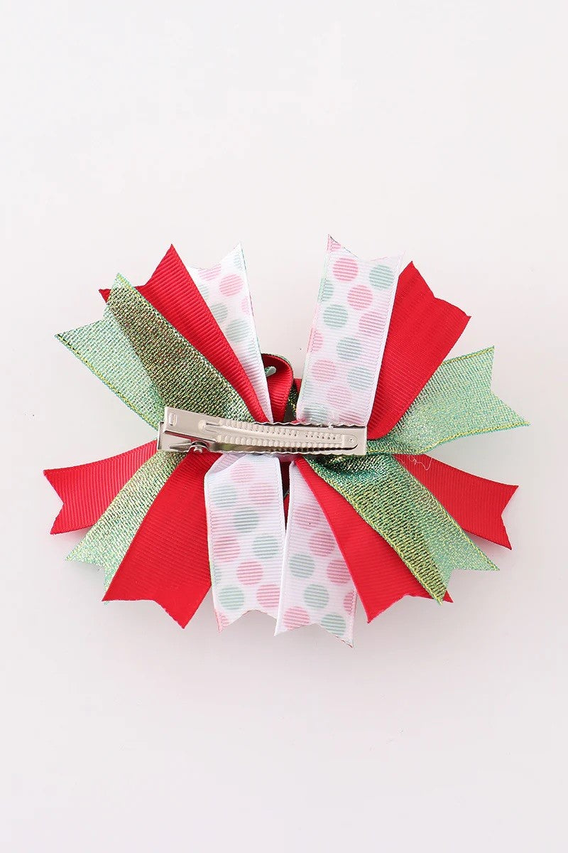 Christmas Grinch Bow