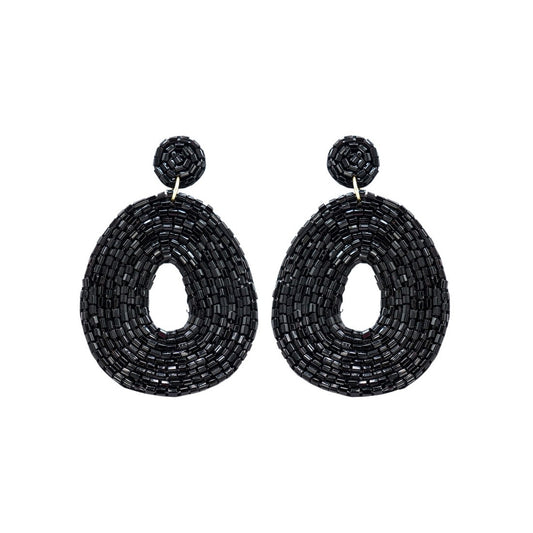 Viv & Lou Black Caroline Earrings