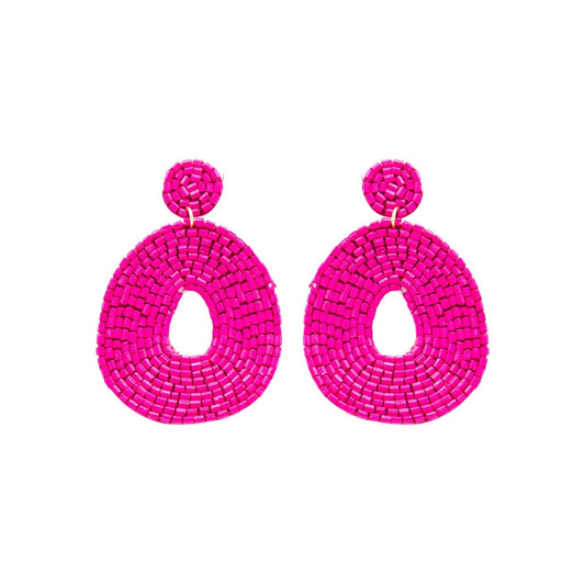 Viv & Lou Hot Pink Caroline Earrings