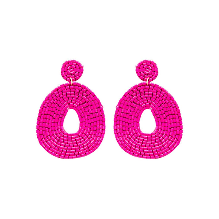 Viv & Lou Hot Pink Caroline Earrings